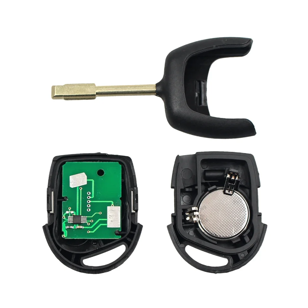 KEYYOU Fernbedienung Auto Schlüssel 433MHz 4D60 Chip für FORD Focus Fiesta Mondeo Fusion Transit KA 2001 2002 2004 2005 2006 2007 2008