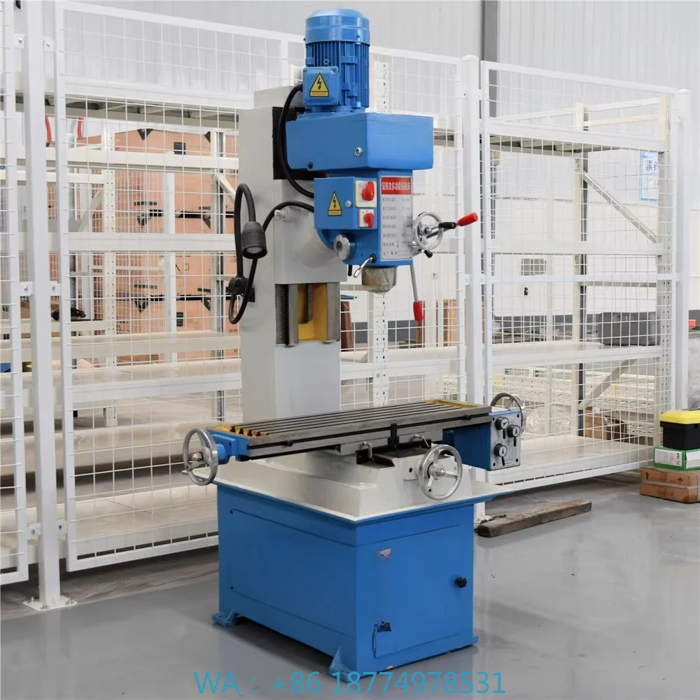 Benchtop Vertical Universal Milling Unit ZX50C With Rotating Table for Metal Processing