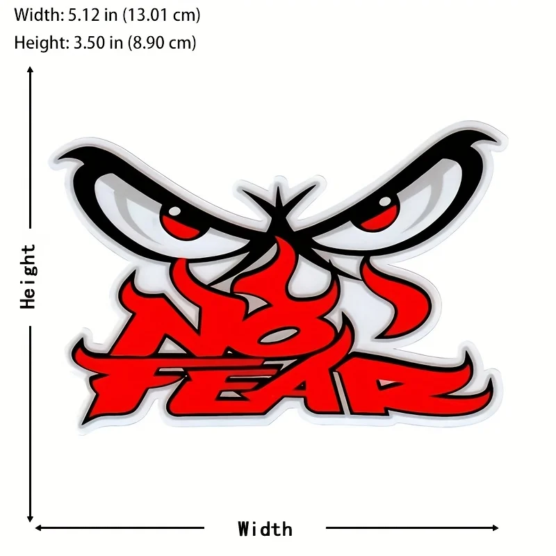 5.1Inch Red Eye Automobile Sticker
