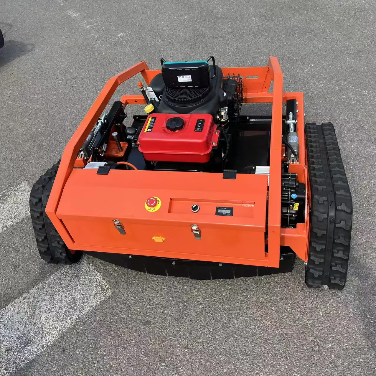 芝刈りロボット：4000台 ㎡ 高効率草刈り、608cc高馬力、ダブルブレードと緊急停止ボタン搭載