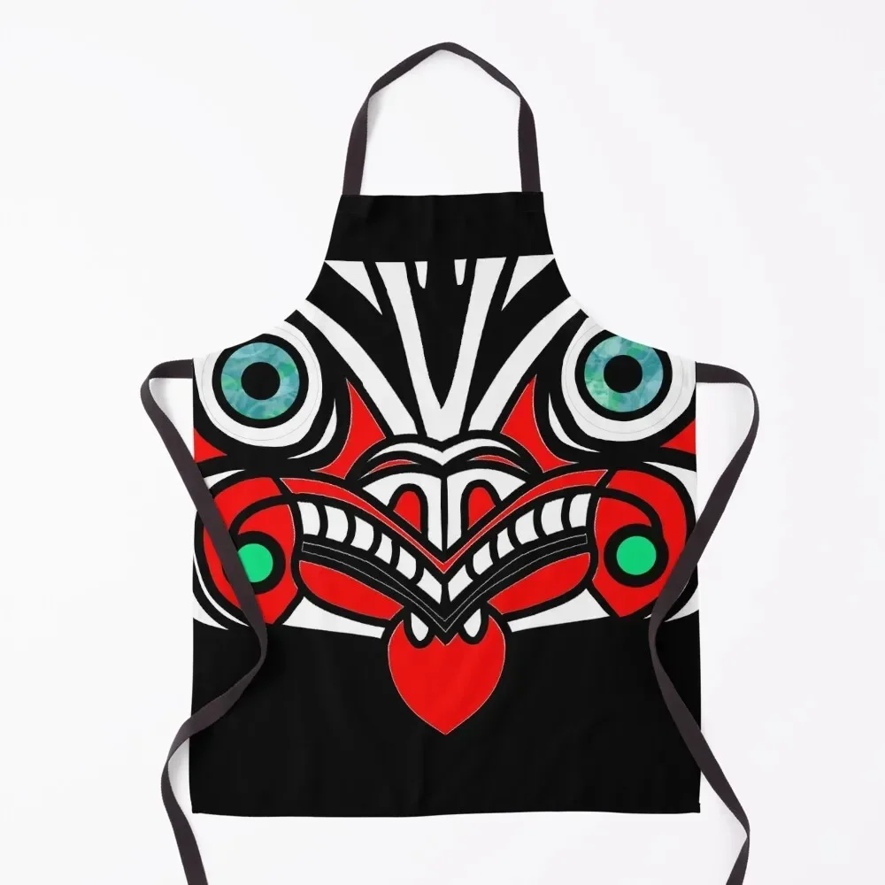 

Maori Tiki Apron Chef Uniform For Men Restaurant Kitchen Equipment Apron