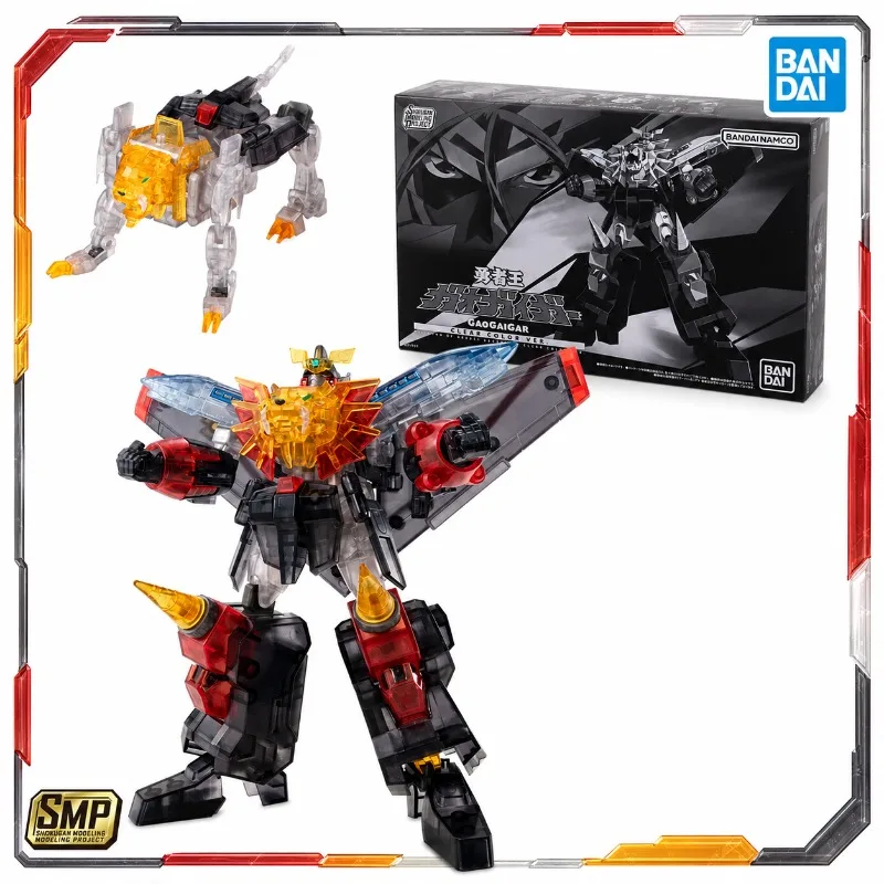 bandai-original-smp-gaogaigar-version-couleurs-claires-king-of-braves-figurine-anime-modele-jouet-cadeau-robot-meca-combine-figurines-d'action