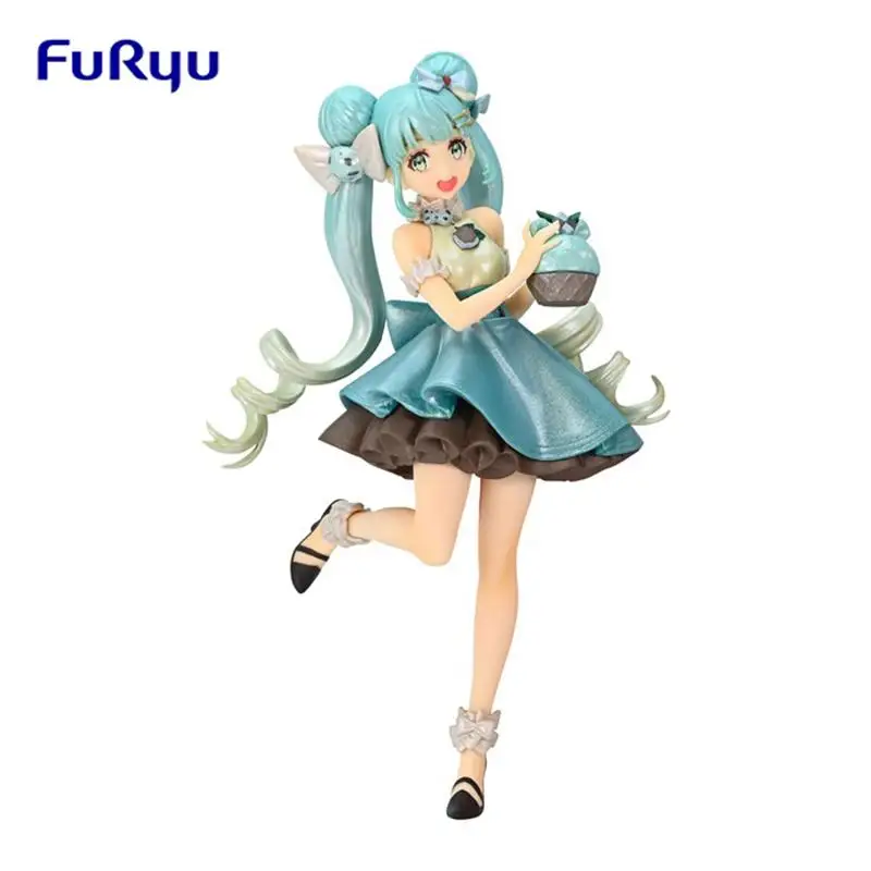 

Original FuRyu Hatsune Miku Mint Chocolate PVC Anime Figure Action Figures Model Toys