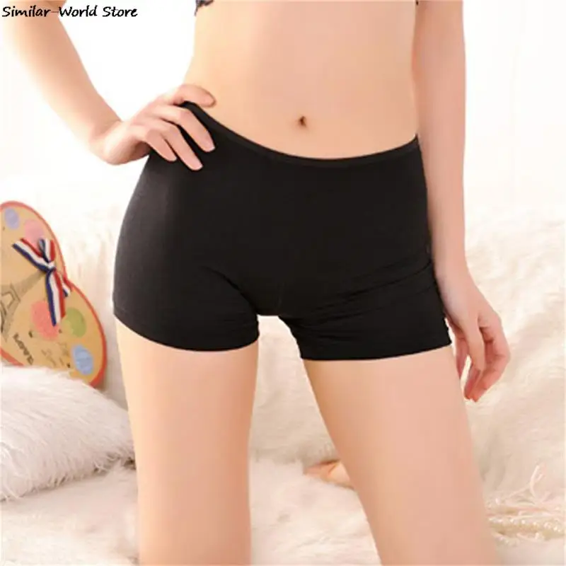 Soft Cotton Seamless Safety Short Pants Summer Under Skirt Shorts Modal Ice Silk Breathable Short Tights Underwear