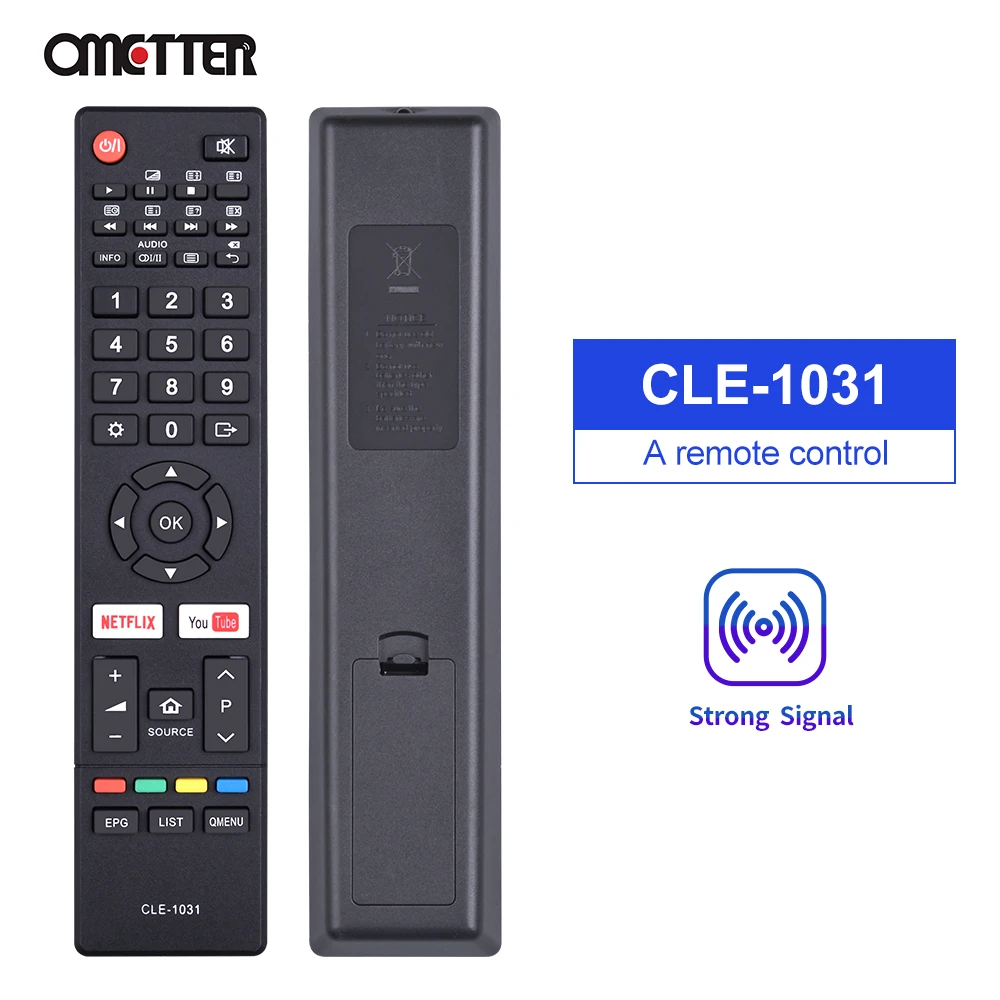 Novo CLE-1031 para hitachi smart tv controle remoto cle 1031