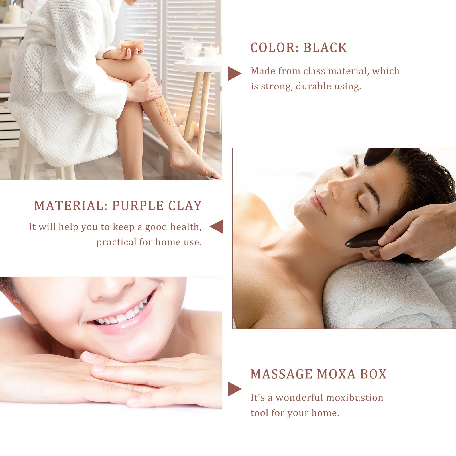 

1 шт., фиолетовый глиняный горшок для прижигания, форма ракушки, прочный инструмент для домашнего использования, мокса для спины, шеи, портативная массажная чашка