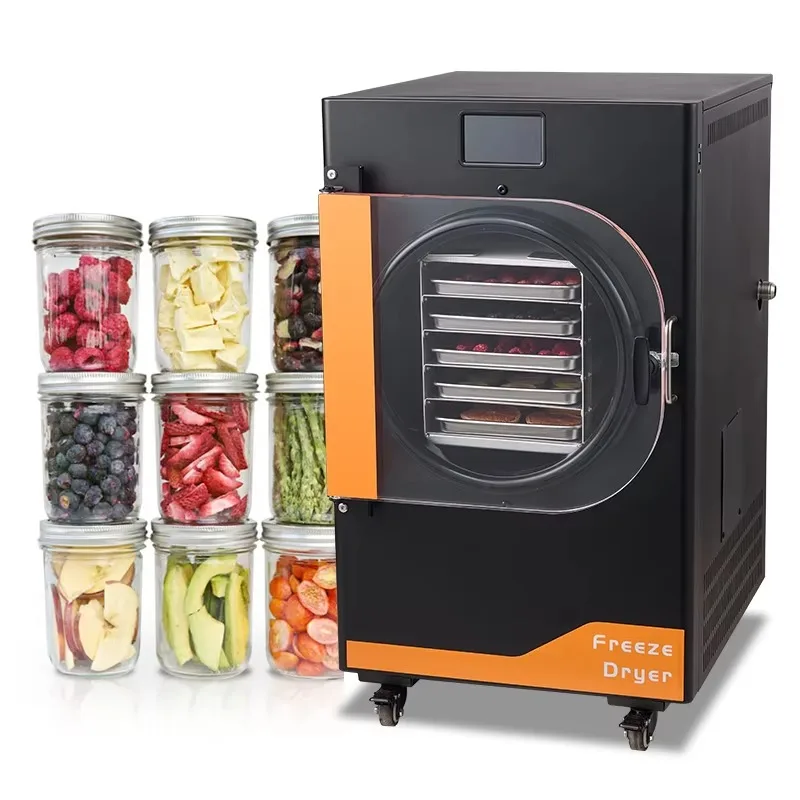 Vacuum Freeze Dryer 6kg Food Strawberry Lyophilizer Home Use Freeze Drying Machine For Fruit Preservation Customized
