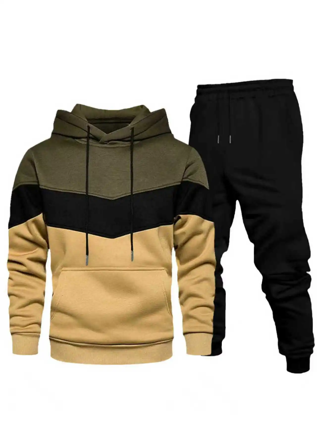 

2026 Men's Hooded Sweatshirt Hoodies Clothing Casual Loose Fleece Warm Streetwear Male Fashion Autumn Winter Sports Outwear