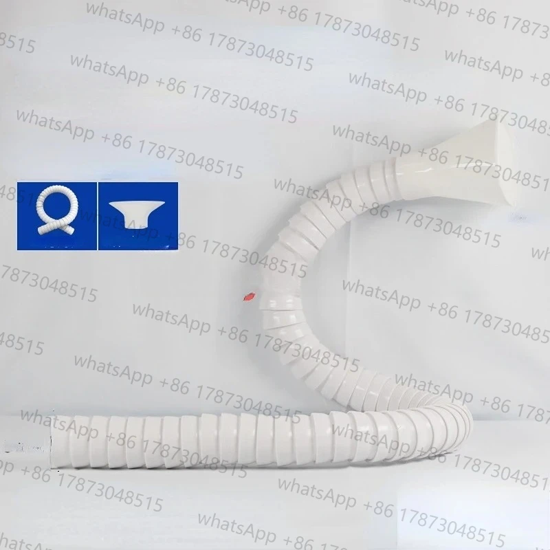 1 x flexibles Rauchabzugsventilatorrohr mit runder Haube zum Löten von Rauchabsaugern, industrielles Rauchabzugssystem