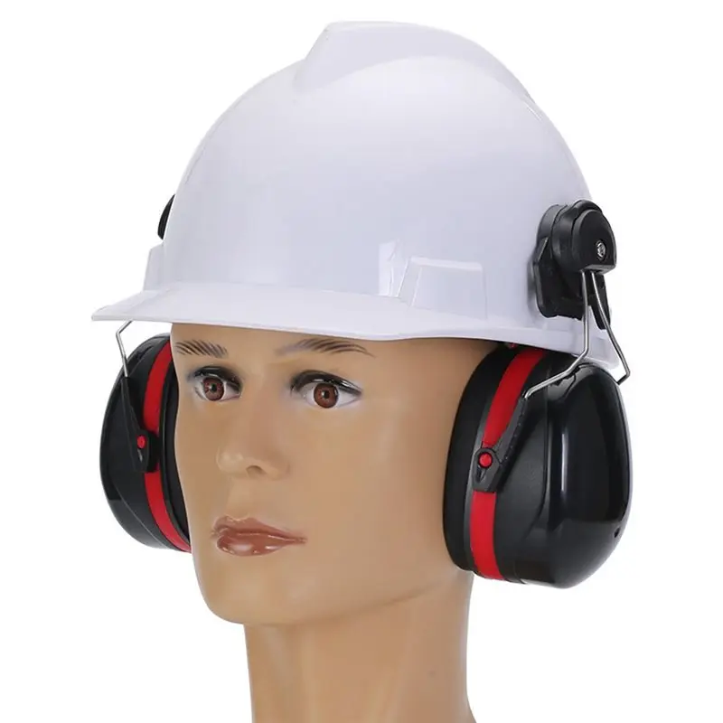 B92B-Earmuffs Noise Cancelling For Safety Helmets- Professional 1 Pair For Woodworking, Airports, Factories& Loud Environments