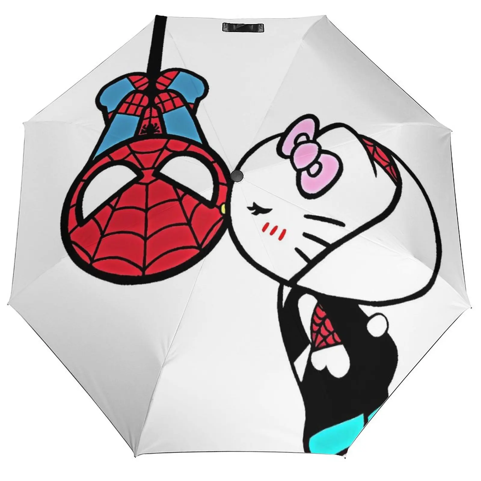 

Spider-Man Japanese Hello Kitty Umbrella Automatic Sunshade Umbrella For Men Women Cool Pattern Portable Rain Umbrella