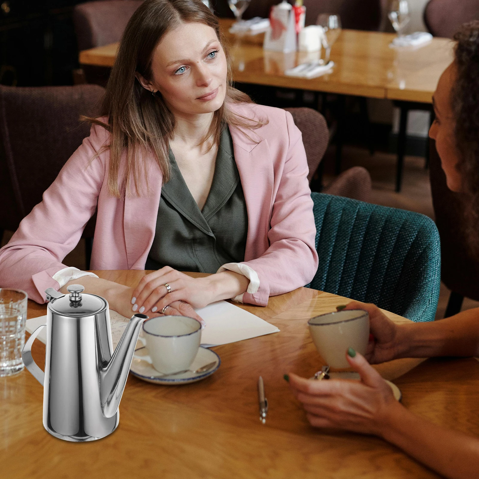 

Stainless Steel Cold Water Kettle Large Capacity Compact Design Household Kitchen Storage Bottle Oil Container For Vinegar Soy