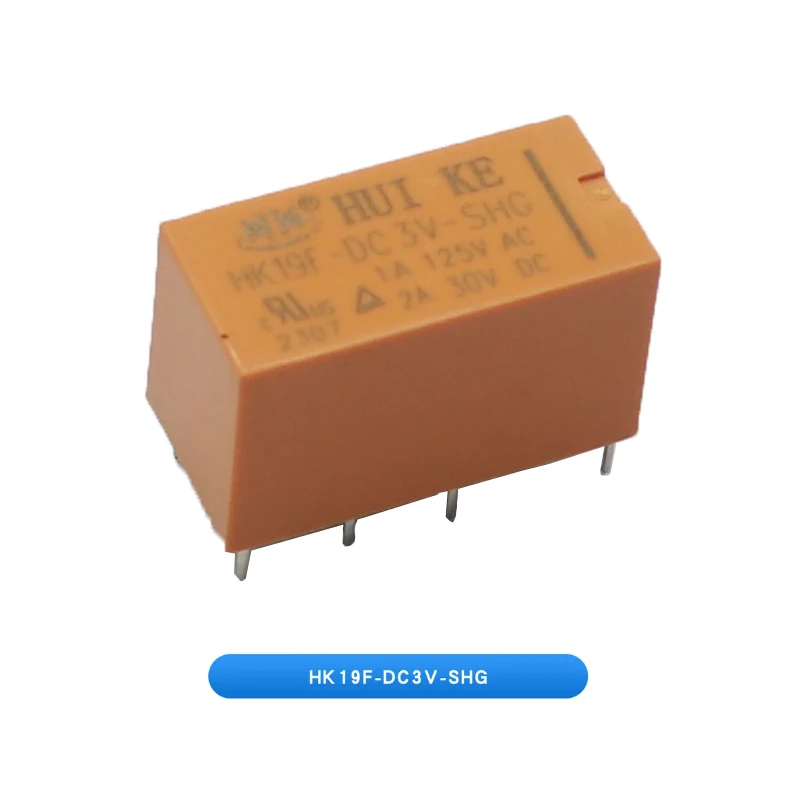 【10-2PCS】Relay HK19F-DC3V-SHG DC5V SHG HK19F-DC12V-SHG HK19F-DC9V-SHG HK19F-DC24V-SHG HK19F DC3V 5V 9V 12V 24VDC 8Pin 2A