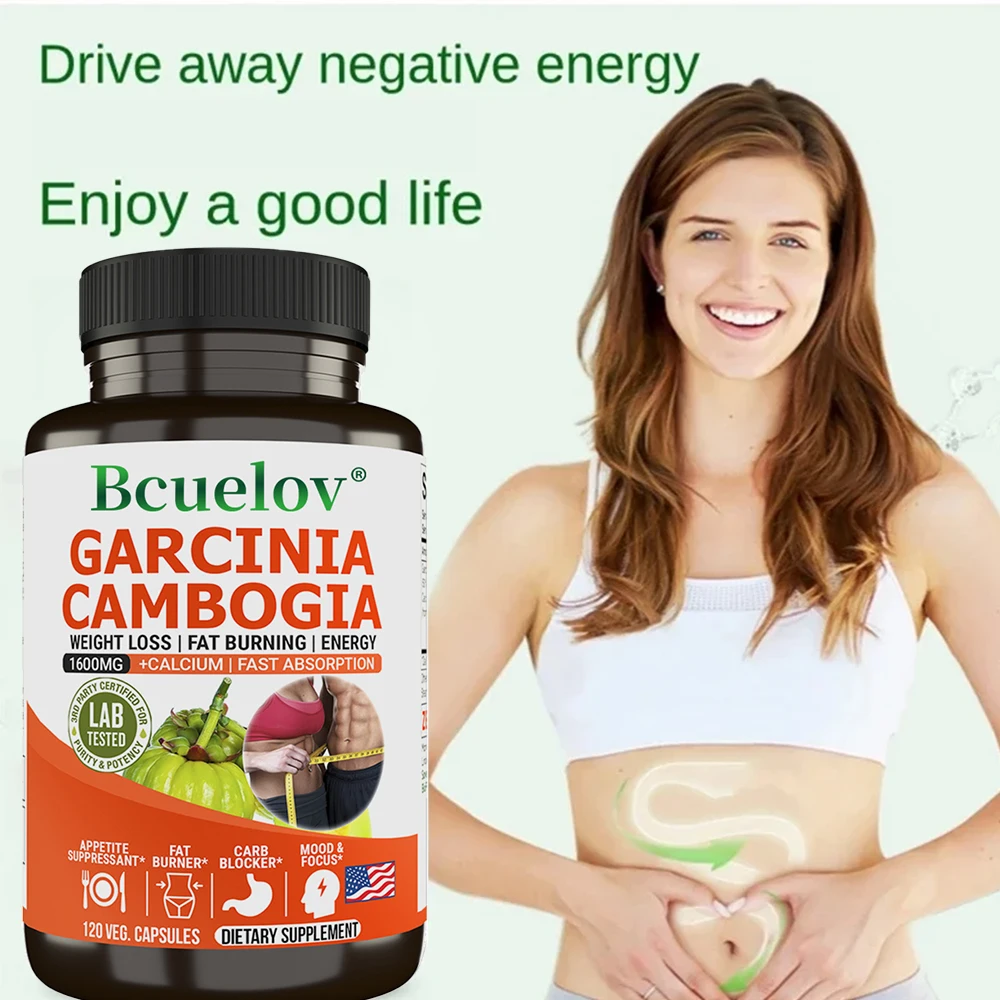 

Капсулы Garcinia Cambogia - Управление весом, сжигание жира, подавление аппетита, метаболизм, повышение пищеварительной здоровья, 30/60/120 шт.