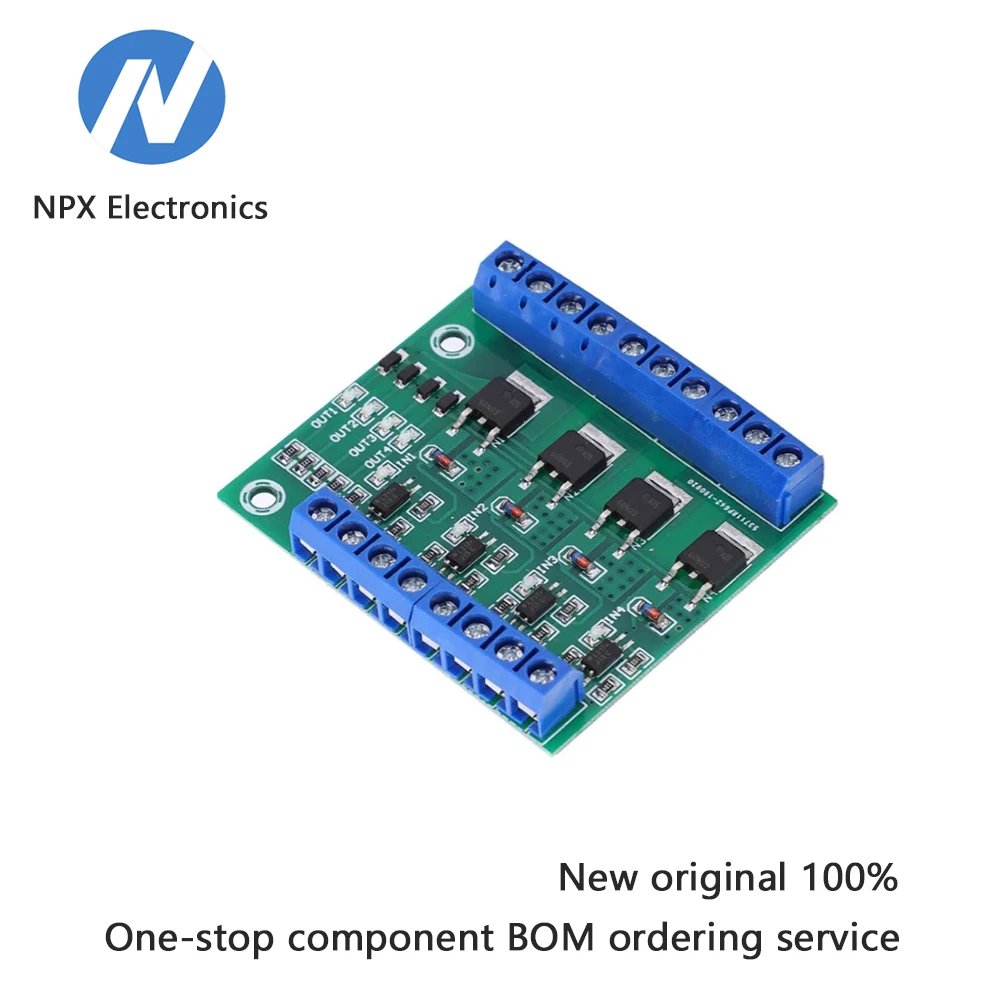 

Четырехканальный МОП-транзисторный модуль MOSFET/полевой эффект, плата усиления/модуль драйвера, 4-канальная изоляция оптопары D