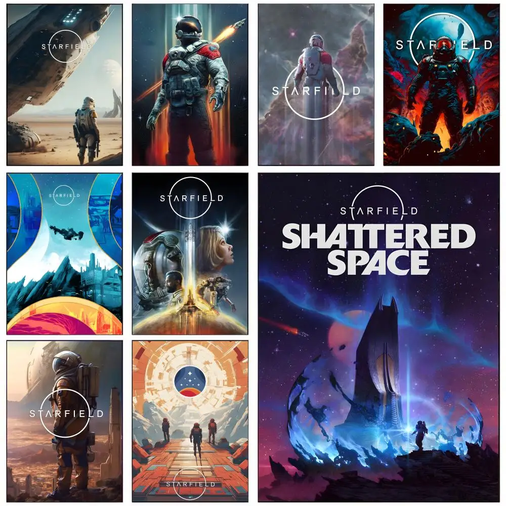 The S-StarfieldS GAME Poster Self-adhesive Art Waterproof Pa