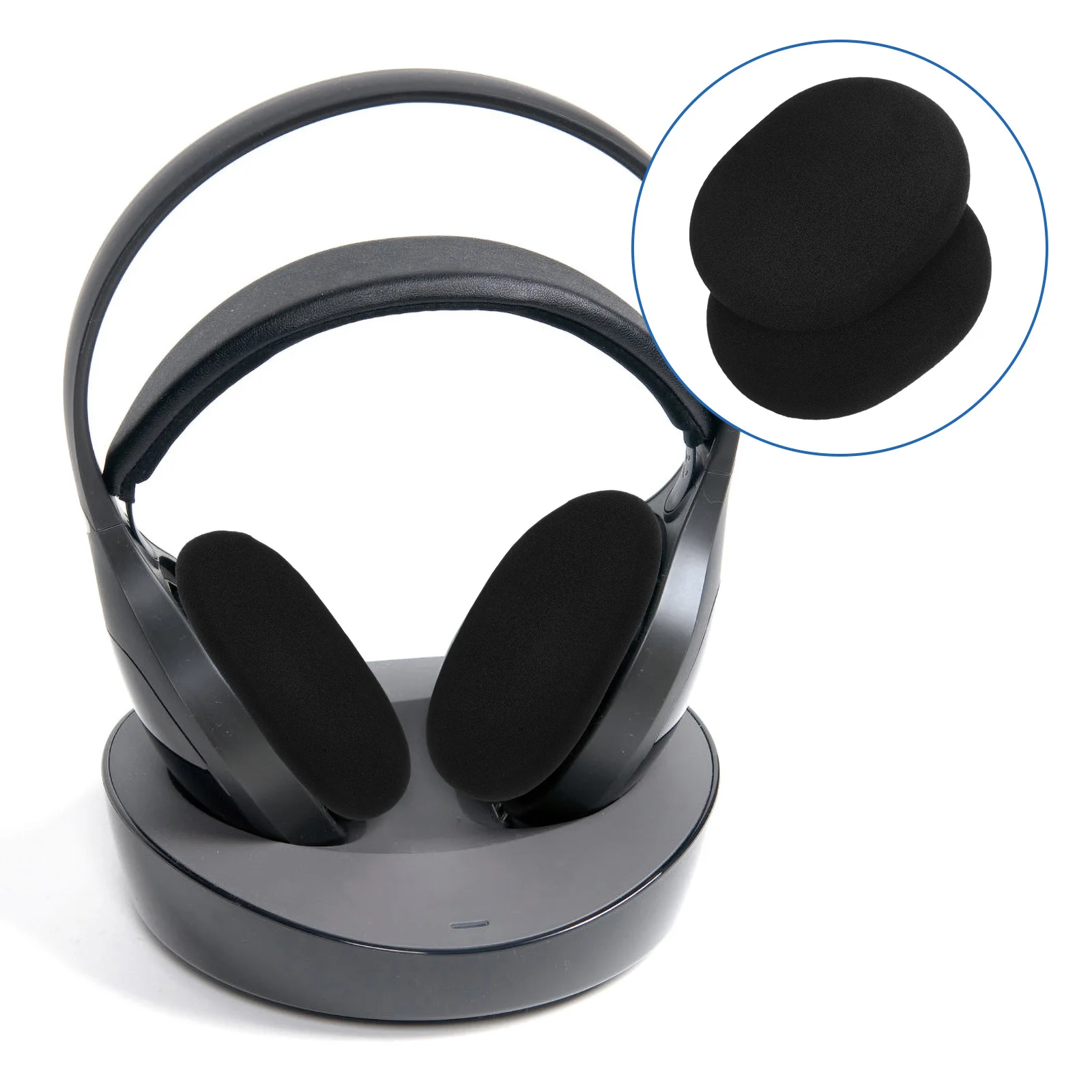 

2Pcs Ear Pads Replacement Foam Cushions Soft Earphone Covers Headset Ear Pad Cushions Compatible for Logitech H800