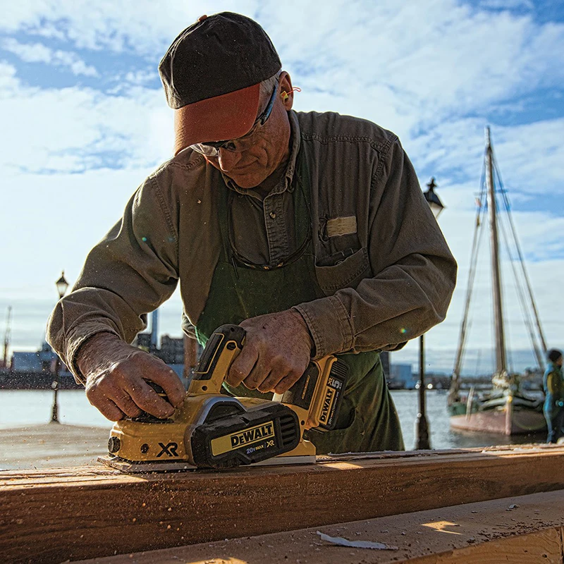 Imagem -04 - Plaina de Madeira Elétrica Brushless 20v Max Bateria de Lítio Portátil Ferramenta Elétrica Dewalt-dcp580