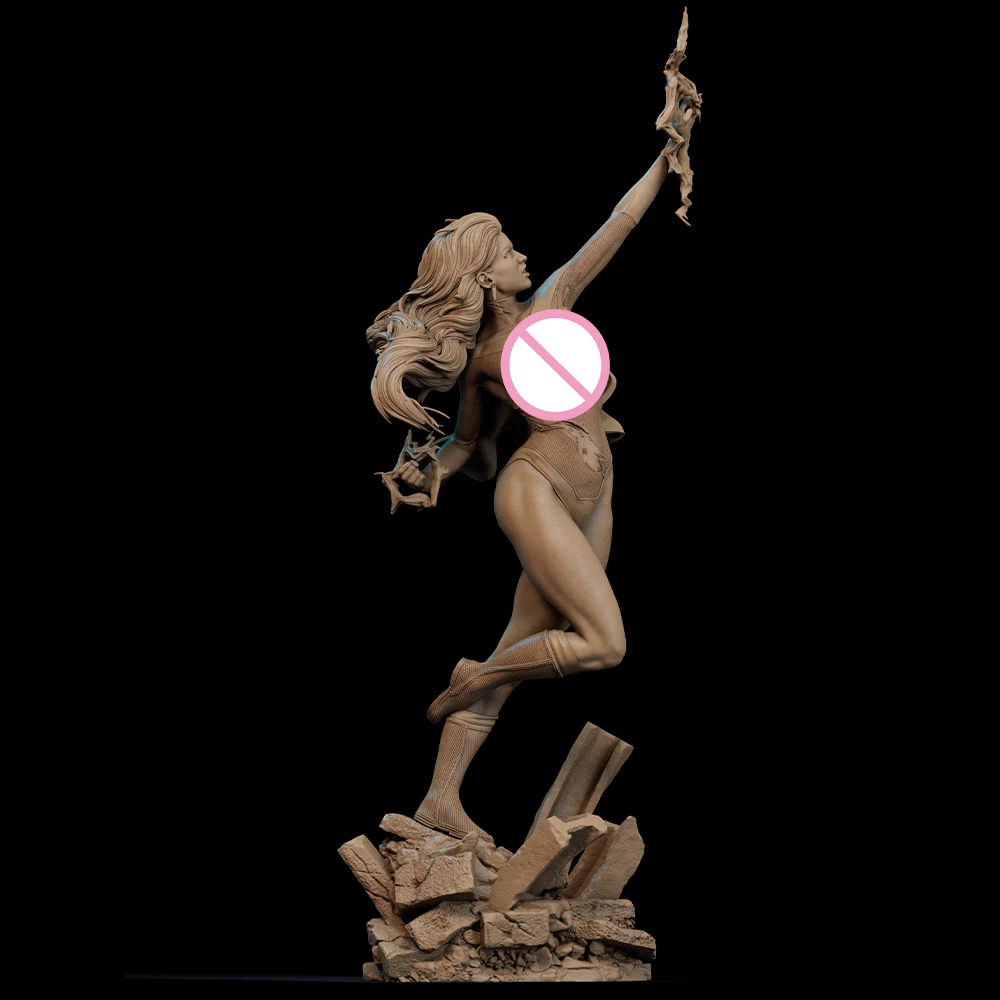 

1/24 комплект модели с 3d принтом, сексуальная героиня для девочек NSFW, фигурка из смолы, комплект модели, сделай сам, миниатюрная редукционная статуя, неокрашенный комплект, игрушка