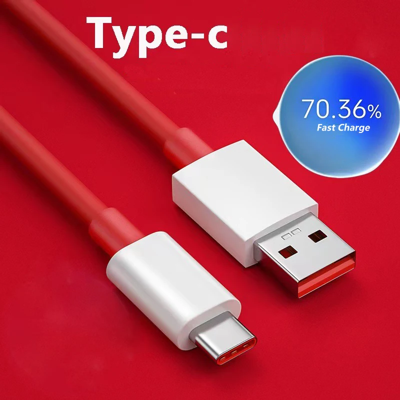 Cable de datos USB tipo C a C, Cargador rápido para Oneplus 80W SUPERVOOC 2,0 Oneplus 8T 11 11R 10R Nord N30 2T 10 PRO Ace 2 2V