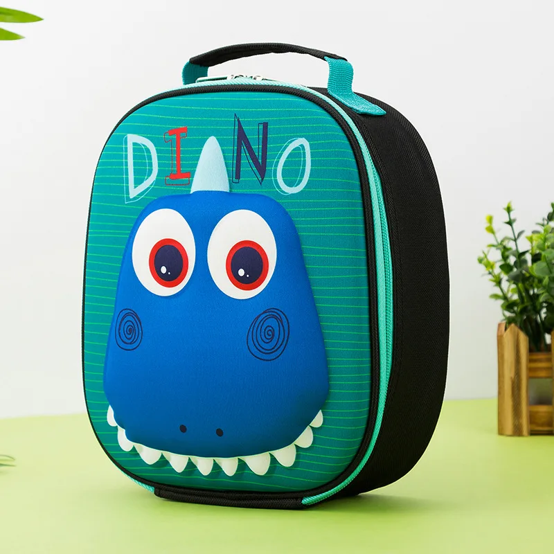 Children Cartoon Lunch Bag Portable Insulated Thermal Lunch Box Picnic Supplies Bags Milk Bottle Girls Boys Preservation Handbag