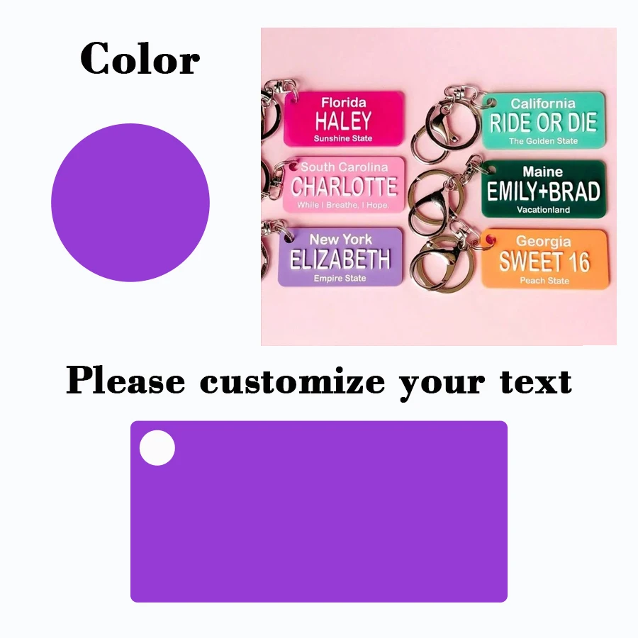 Custom Name Car Keychain, Personalized Gift for Drivers