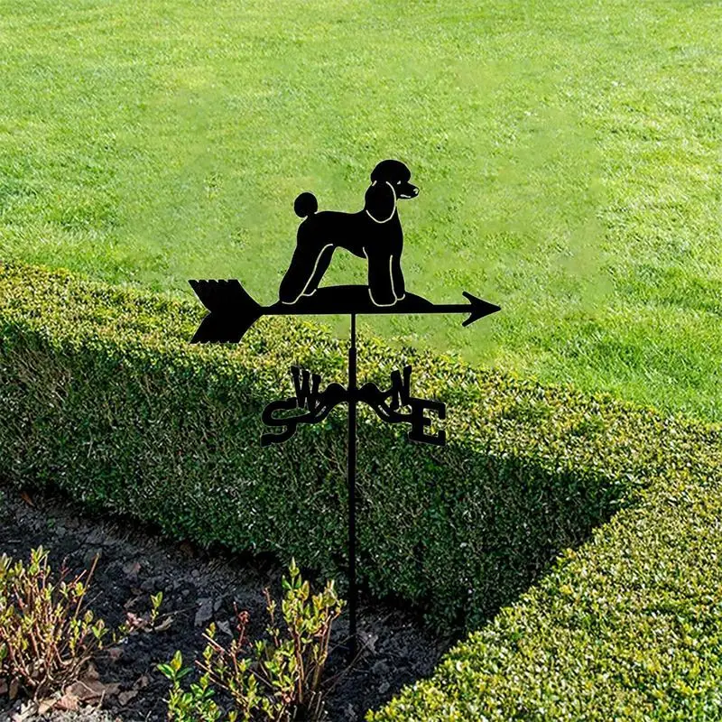 Metal Weathervane Wind Indicator Weather Vanes For Outdoor Animal Design Wind Direction Indicator For Porch Patio Roof Courtyard