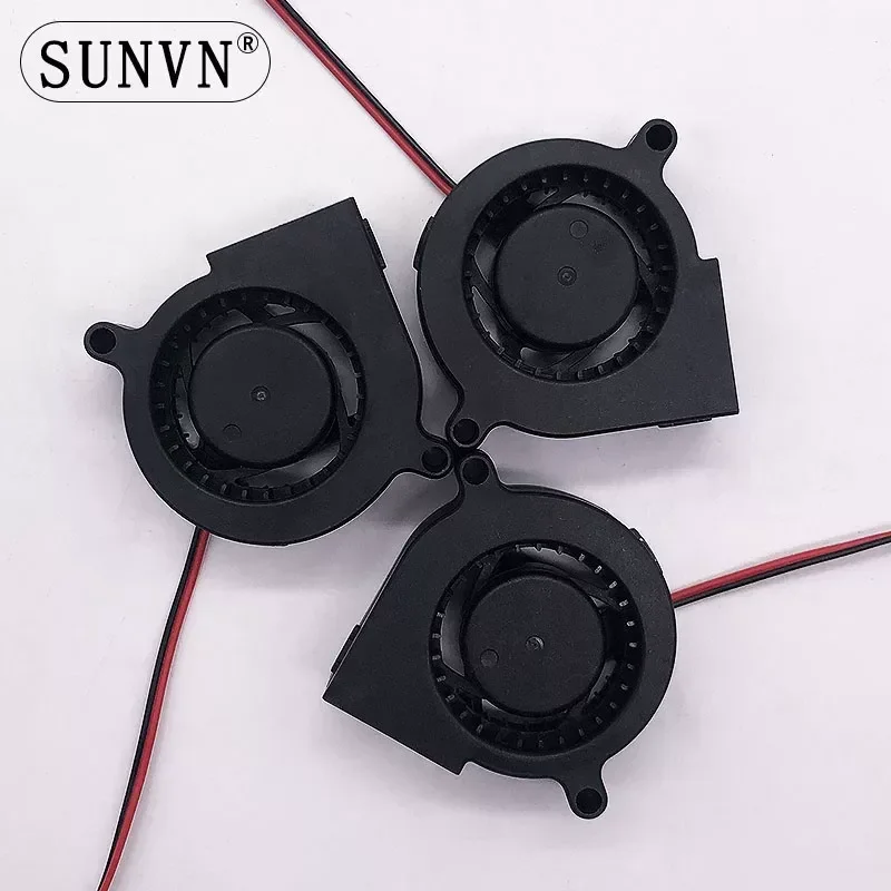 New DC 5020 Blower Fan for 5V 12V 24V Projectors Silent Centrifugal Turbine Fan 50MM 5cm