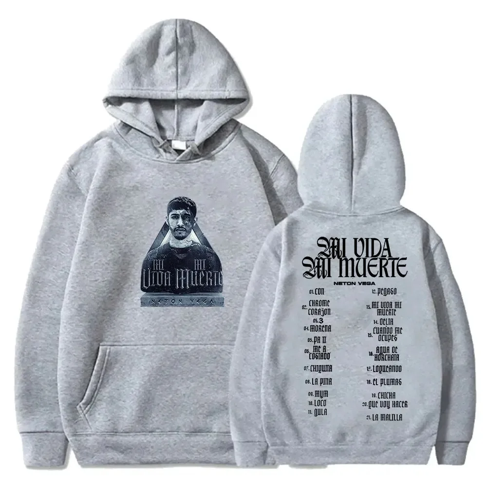 Neton Vega Mi Vida Mi Muerte sweats à capuche Merch femmes hommes mode décontracté sweats à capuche Streetwear à manches longues pull