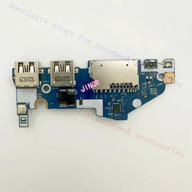 R+ Lenovo Ideapad S340-14API Placa de botón de encendido con tarjeta USB 5C50S24930 LS-H10HP