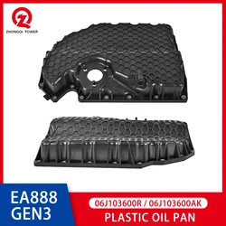 EA888 GEN3 Upgrade CUG CJX CHH CNT Plastic Oil Pan Engine Accessories Car Motor Parts Auto Accesorios двигатель бензиновый