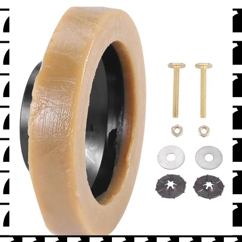 

A44U Toilet Wax Ring Kit For Floor Outlet Toilets New Install Or Re-Seat