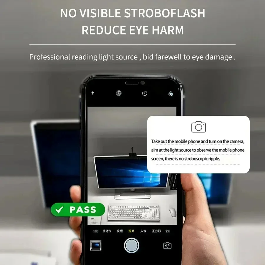 33 سنتيمتر LED شاشة الكمبيوتر ضوء مصباح مكتبي معلق USB التوصيل في أضواء شريط مراقبة عكس الضوء 3 ألوان مكتب دراسة القراءة مصباح