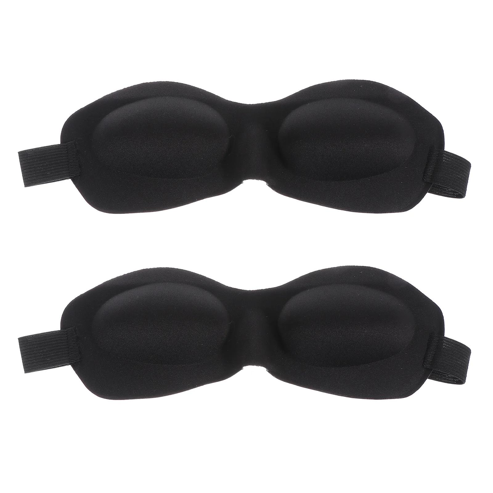 2 Pcs 3d Stereo Goggles Blindfold Sleeping Eye Shade Lightweight Shades Cover Facial Mask Patch Portable