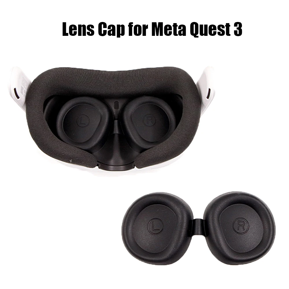 Silicone Lens Cap For Meta Quest 3 VR Protection Lens Cover Dustproof Cap Replacement For Meta Quest 3 High Quality VR Accessory