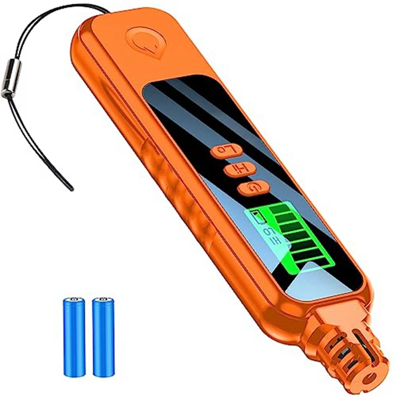 A86G-Gas Leak Detector Portable Natural Gas Detector Alarm Sound Methane Hexane With LCD Screen 2 AAA Batteries For Home