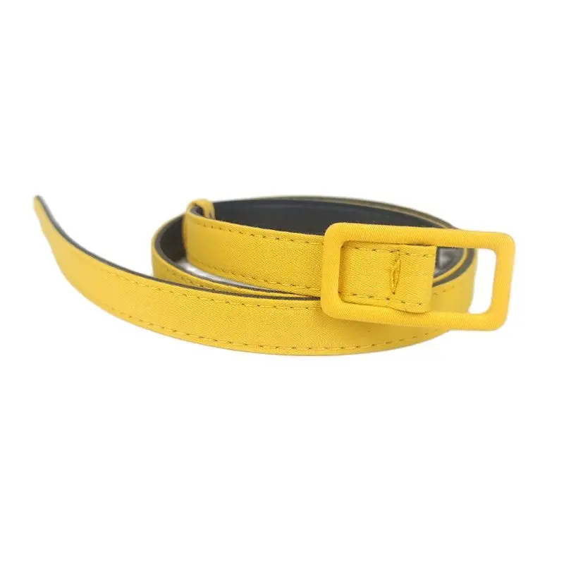 Ceinture décorative jaune Simple, élastique, mode polyvalente, large, accessoires pour robe pour femmes, couverture de taille pour pull