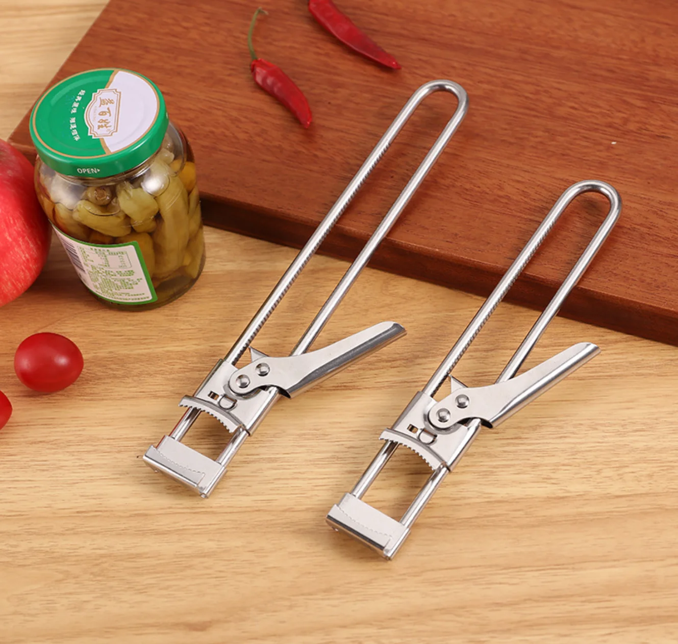 

Multi-Function Bottle Opener Adjustable Stainless Steel Lids Off Jar Opener Labor-Saving Screw Can Opener For Home Kitchen Tools
