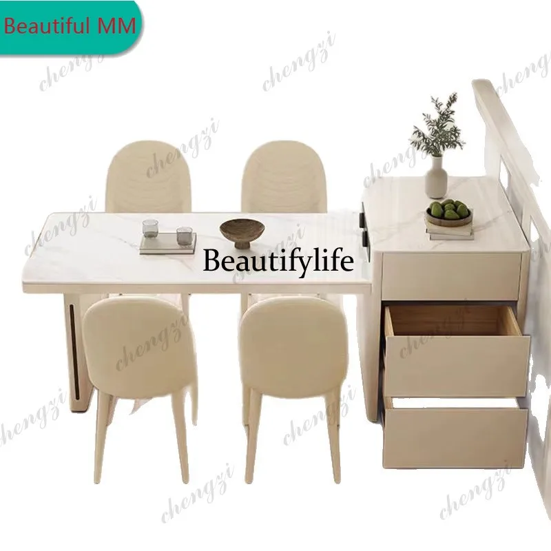 P182 P182 Modern Personality Dining Tables Kitchen Cream Style Indoors Hotel Dining Tables Advanced Villa Home Furniture Mesa Co