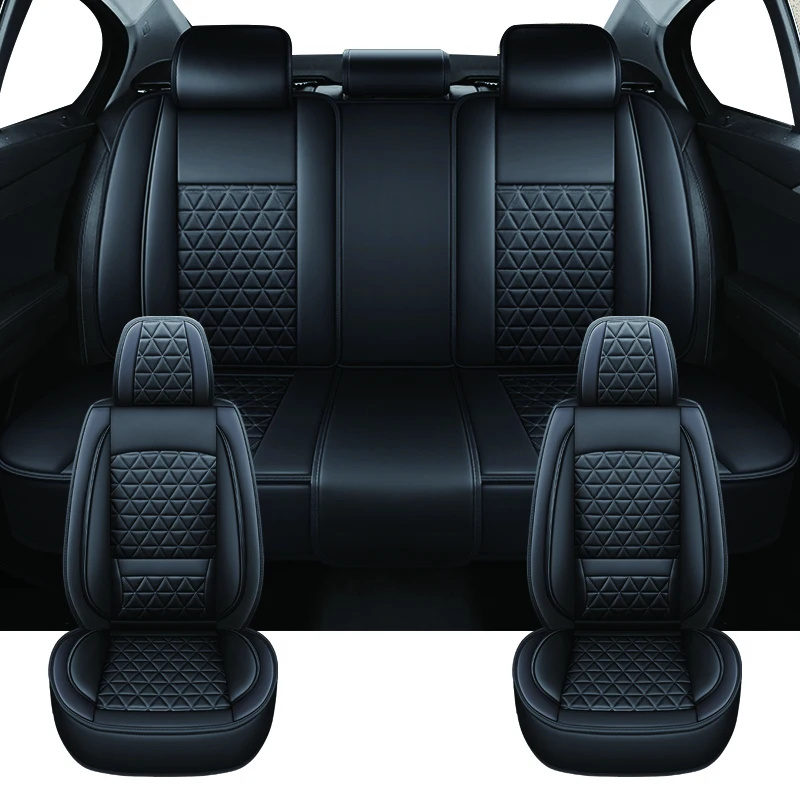 PU Leather Durable Universal Luxury Car Seat Covers For MG MG4 ZS HS EV MULAN MG5 MG6 Waist Cushion Auto Interior Accessories view 5