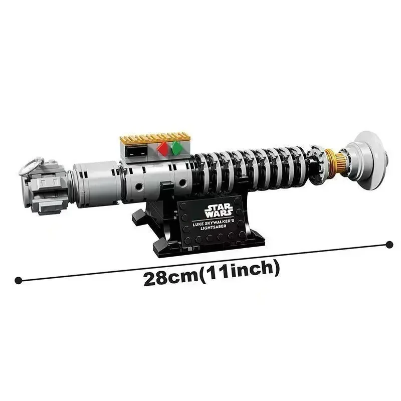 حرب الفضاء Luke Skywalker Lightsaber 145 قطعة اللبنات تجميع كتلة لعبة الطوب الأولاد للطفل الكبار