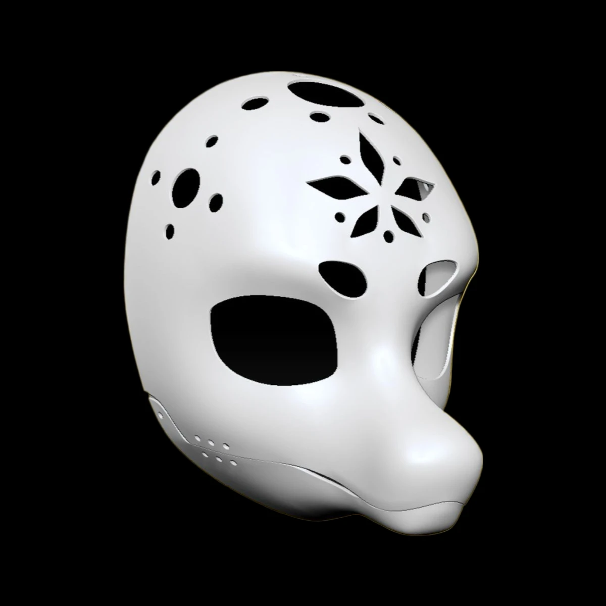Kemono base Mask Realistic Animal Head Sika Deer 3D Printing Resin Material Fury Clothing Skull Role-playing Clothing Props