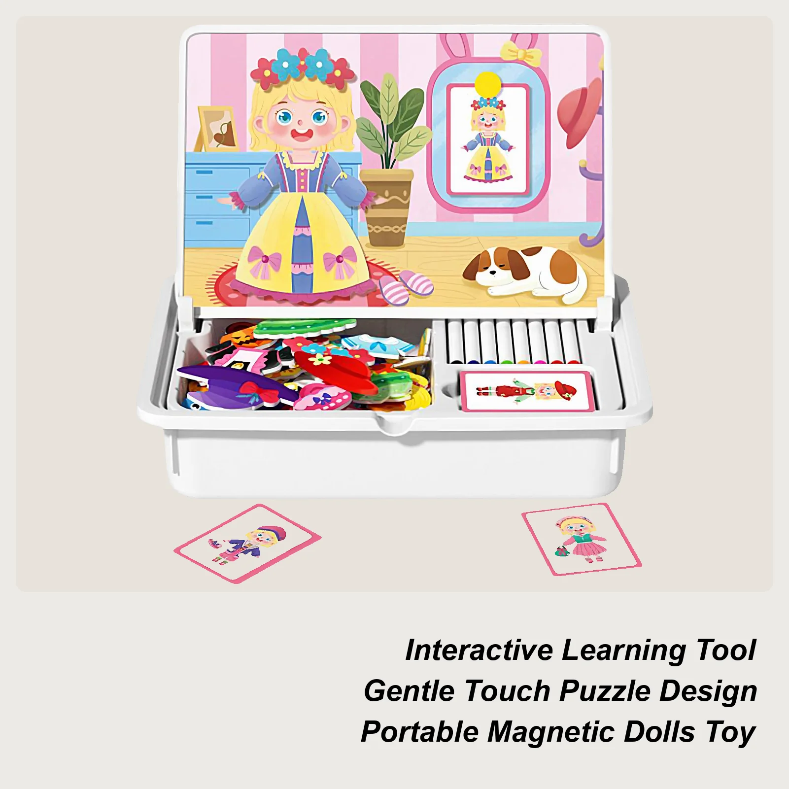 

Magnetic Puzzle Board For Kids Wooden Educational Toys Magnetic Puzzles Educational Learning Jigsaw For Road Trip Home School