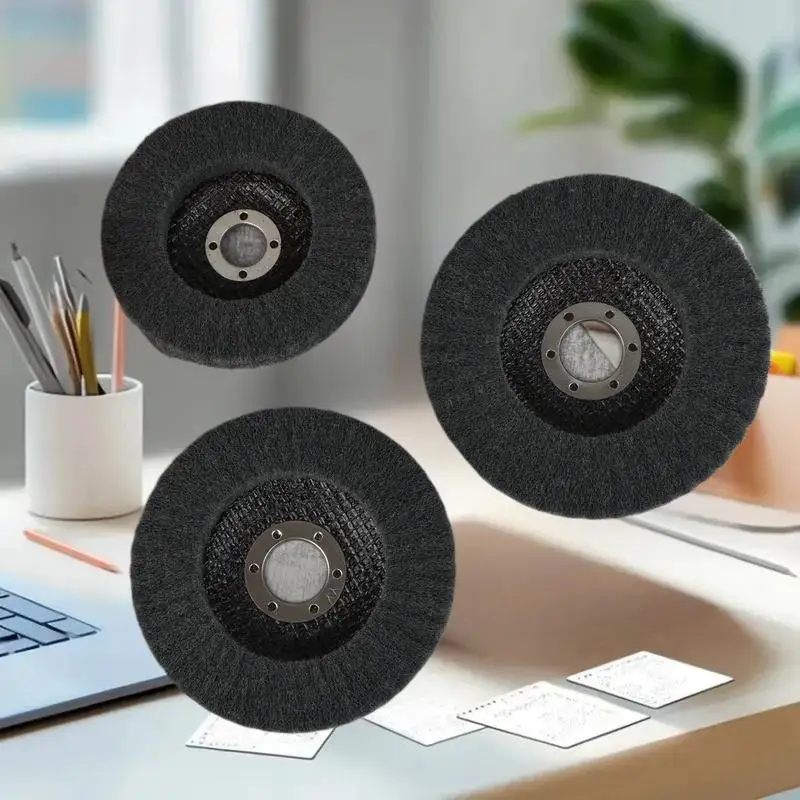 

1 шт. 4/4,5/5 дюймов нейлоновый лепестковый диск для угловой шлифовальной машины, полировальный круг для шлифовки дерева и металла