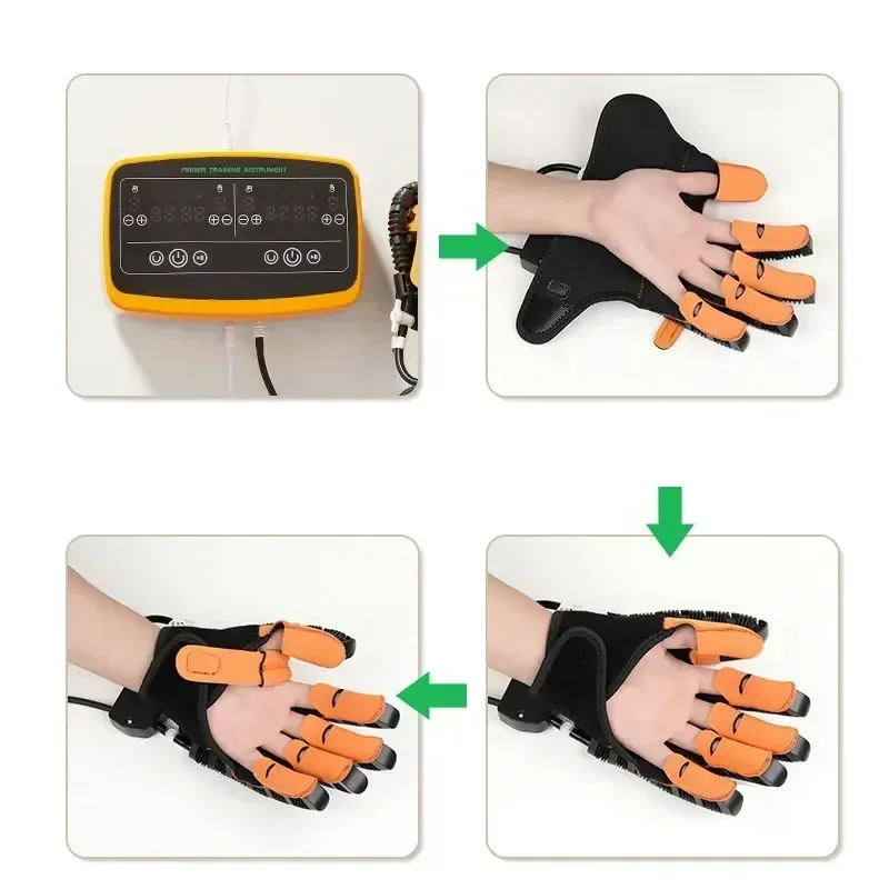 Rehabilitation Robot Gloves Home Stroke Hemiplegia Hand Finger Hand Function Mechanical Pneumatic Training Equipment