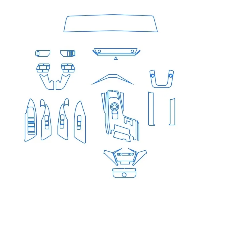 لكيا K8 2022-2024 لوحة القيادة الوسائط المتعددة الملاحة شفافة المضادة للخدش طبقة حماية تعديل