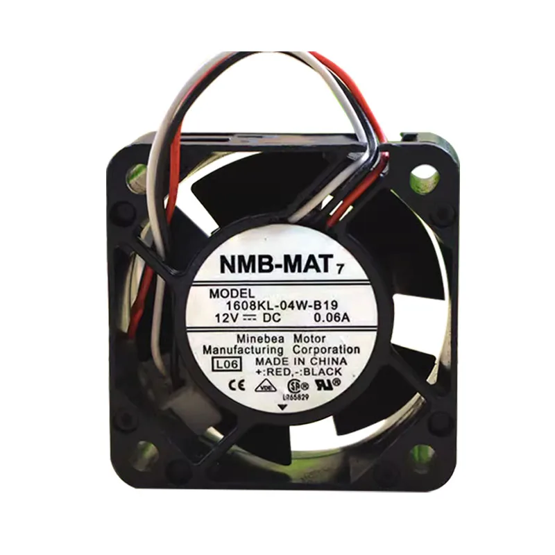 NEW ORIGINAL 1608KL-04W-B19 DC 12V 0.06A 4020 40*40*20mm 4cm COOLING FAN RADIATOR