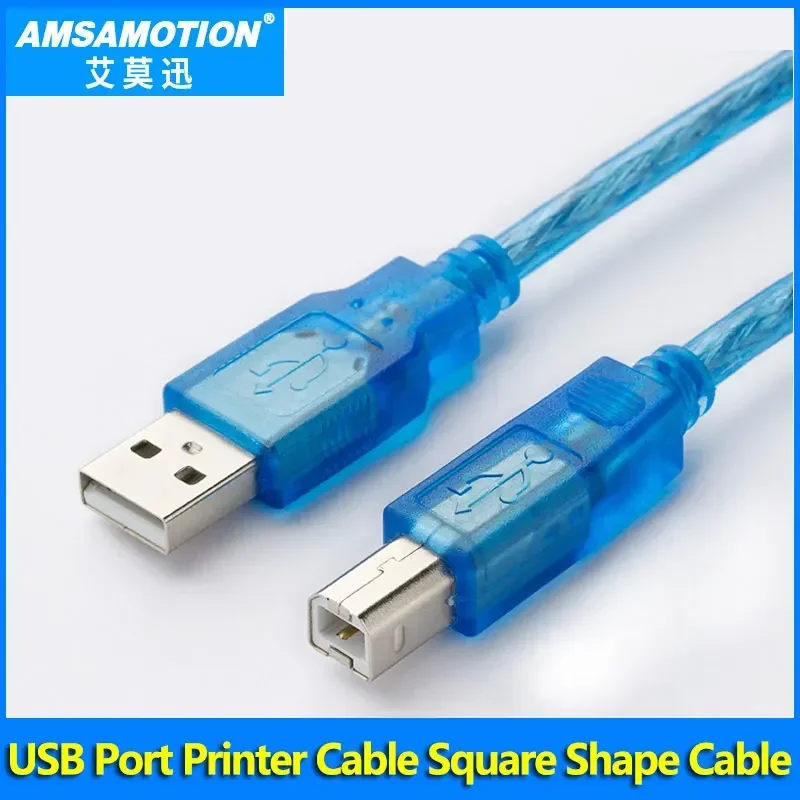 2m USB Printer Cable Square Port Type A to B USB 2.0 Cable 2 meter 0.5m 3m Length Electrical Wire Wires for Canon HP Panasonic