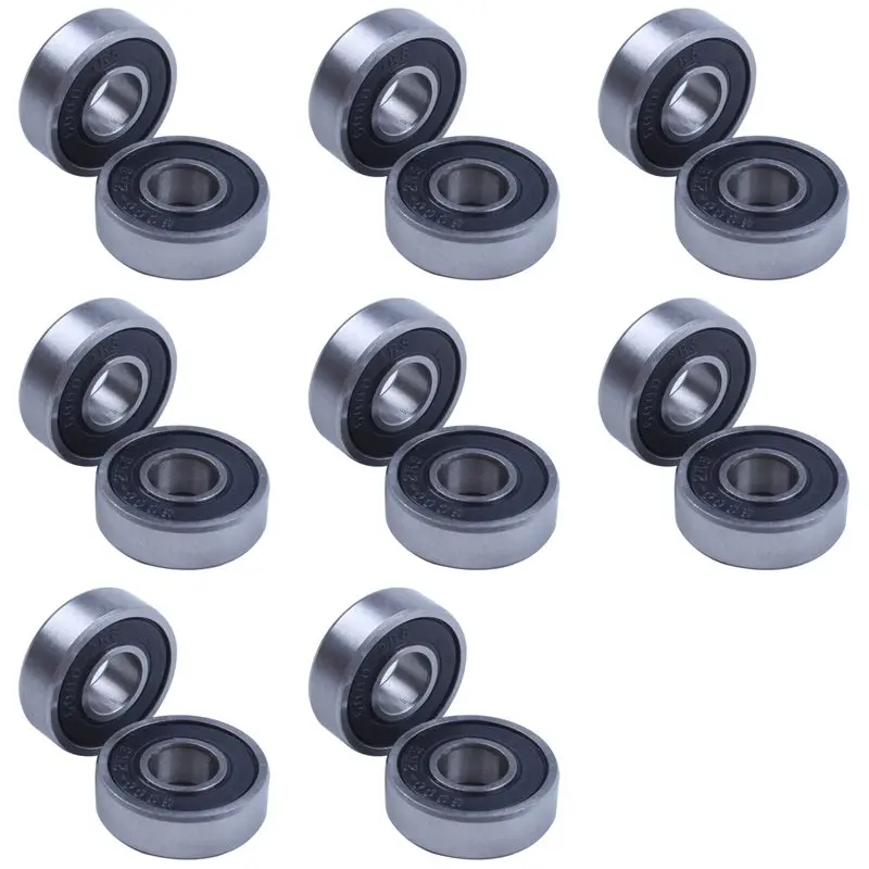 

75STO-80Pcs 6000RS Shielded Deep Groove Radial Ball Bearings 10Mmx26mmx8mm