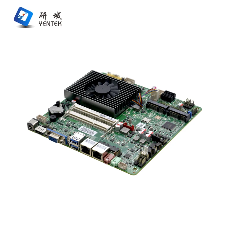 اللوحة الأم B670 للتحكم الصناعي ITX مع وحدة المعالجة المركزية i3-7100U i5-6300U i5-7300U منافذ شبكة مزدوجة آلة الكل في واحد